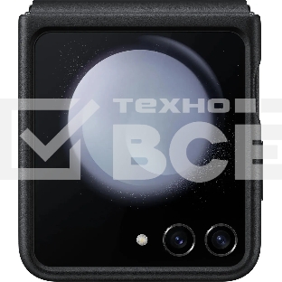 Чехол (клип-кейс) Samsung для Samsung Galaxy Z Flip5 Flap Eco-Leather Case B5 черный (EF-VF731PBEGRU)