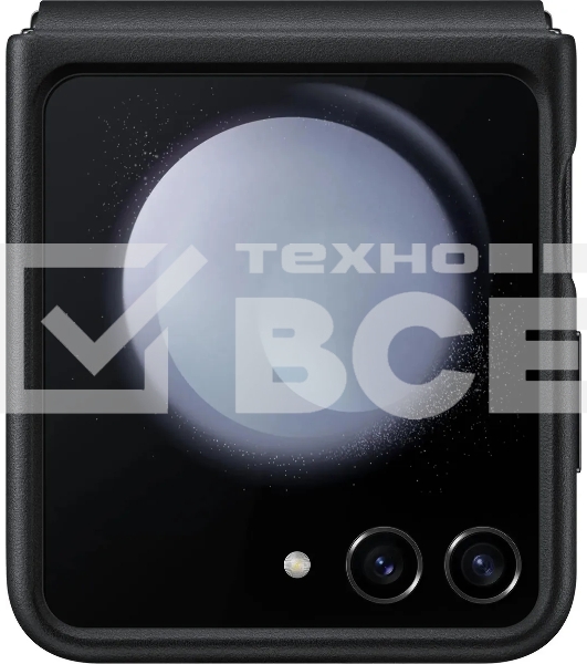 Чехол (клип-кейс) Samsung для Samsung Galaxy Z Flip5 Flap Eco-Leather Case B5 черный (EF-VF731PBEGRU)