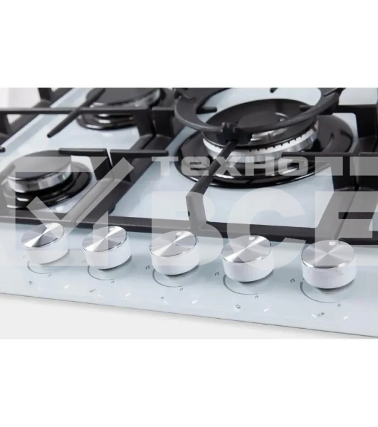 Газовая варочная панель MBS PG-801WH стекло белое