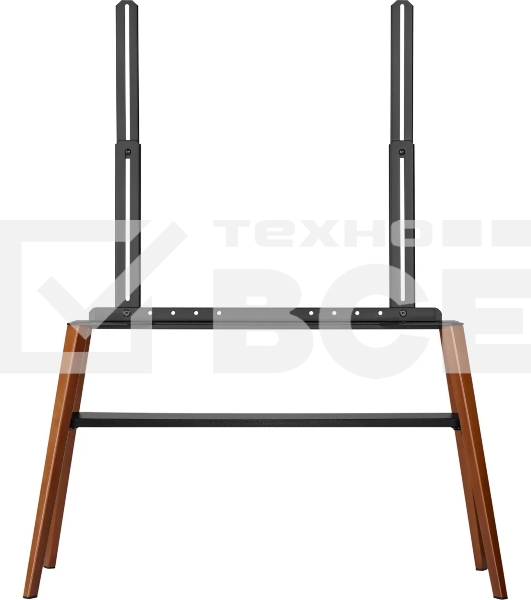 Подставка для телевизора Cactus CS-ST3647BKWN черный/орех, 49'-75' макс. 40 кг, напольный