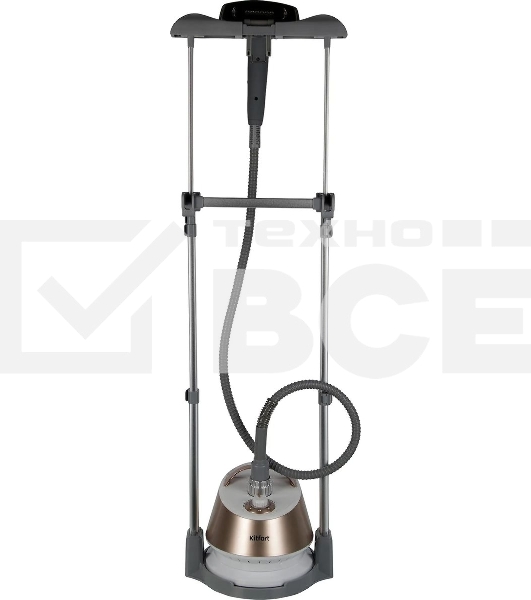 Отпариватель Kitfort КТ-913 белый/золотистый, 2000 Вт, 35 г/мин, 1300 мл