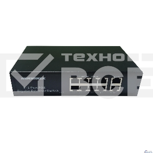 Коммутатор неуправляемый NEOMAX NMS-110PoE-1000-S, 10 портов 1000 Mbps, 8xPoE, металл