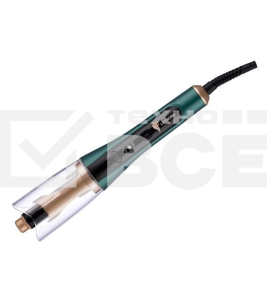 Щипцы для завивки волос Leonord LE-1201 зеленый/золотистый, 230 °C, 3 режима