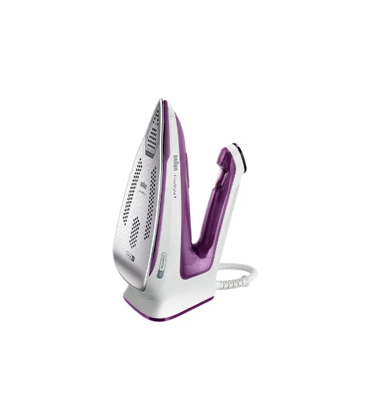 Утюг Braun FI7215VI белый/фиолетовый, 2000 Вт, 55 г/мин, 240 г/мин, 350 мл