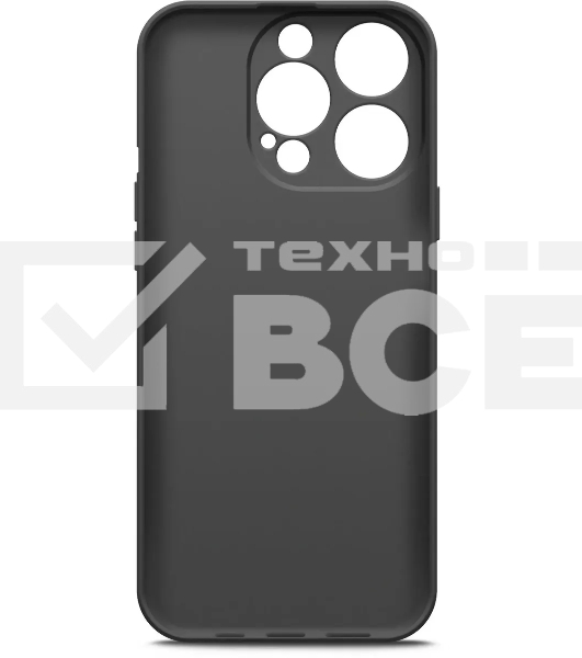 Чехол (клип-кейс) BoraSCO для Apple iPhone 15 Pro черный