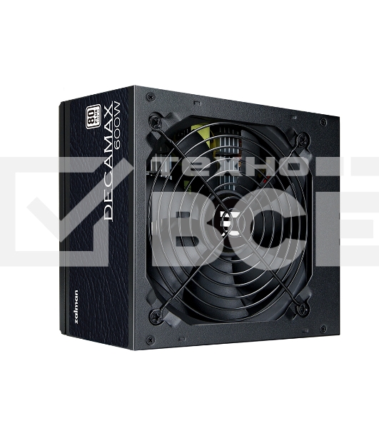 Блок питания Zalman ZM600-LX3, 600Вт, 80 PLUS, 120мм, черный