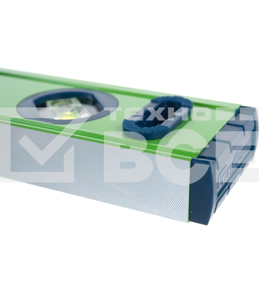 Уровень Сибртех алюминиевый УСМ-0,5-600, фрезерованный, 3 глазка, магнитный, рукоятки, 600 мм