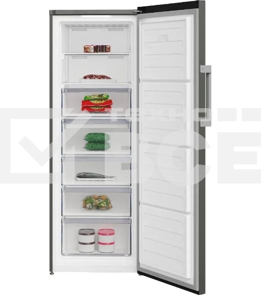 Морозильная камера Beko B3RFNK292G, тёмно-серый, 255л, 5 ящиков