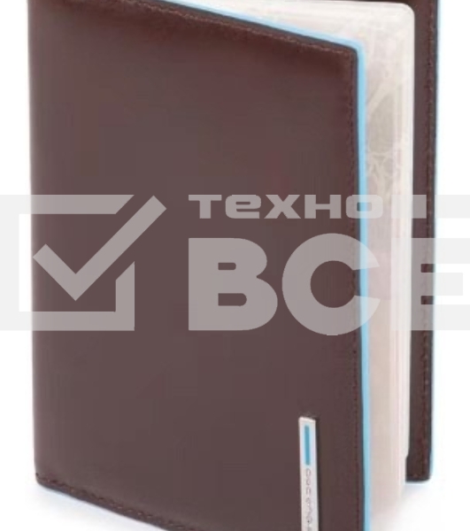 Обложка для паспорта Piquadro Blue Square PP5255B2/MO, коричневый, натур.кожа