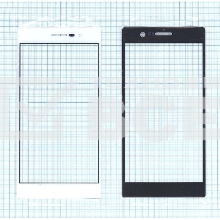 Стекло для Huawei Ascend P7 белое