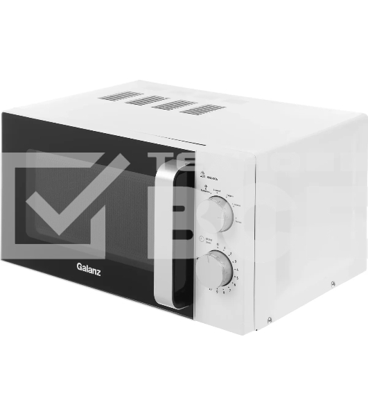 Микроволновая печь Galanz MOS-2401FMW белый, 20 л, 800 Вт, поворотный механизм