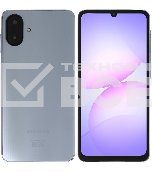 Смартфон Samsung Galaxy A07 4/64Gb, фиолетовый