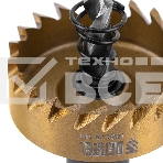 Коронка по металлу Denzel HSS, 38 мм, нитридтитановое покрытие, фото3