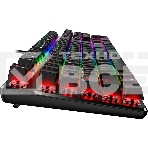 Клавиатура проводная игровая проводная Genius Scorpion K12 /механическая/коричневые переключатели/RGb/Анти-Ghosting/USB/кабель 1.8м/черный (31310057402), фото4