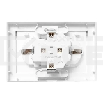 Розетка 2-м EKF UP1-SOW-211-44 СП Эпика 16А IP44 с заземл. защ. шторки с рамкой с крышками механизм бел., фото5