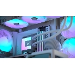 Кулер с водяным охлаждением Formula V Line ICE JET GLOW 360 WH, 360мм, 3x120мм, ARGB fans, LGA115X/1200/1700/1851, AM4/AM5, фото2