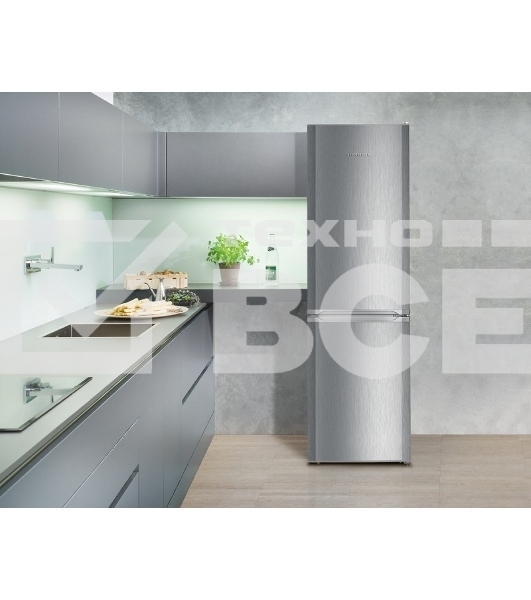 Холодильник Liebherr CUELE 3331-26 001 серебристый двухкамерный 212/84л морозилка снизу