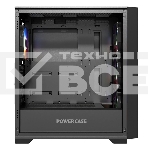 Компьютерный корпус Powercase ByteFlow Black, Tempered Glass, 4x 120мм ARGB fans, ARGB HUB, черный, ATX (CBFB-A4), фото3