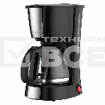 Кофеварка капельная Centek CT-1149 черный/сталь, исп. кофе - молотый, 1.2 л, 980 Вт., фото 1