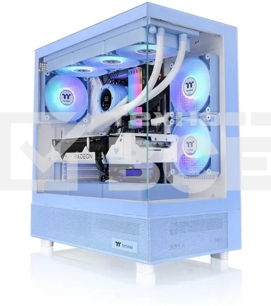 Компьютерный корпус Thermaltake View 270 TG ARGB синий без БП ATX 6x120mm 2x140mm 1x200mm 2xUSB3.0 audio bott PSU