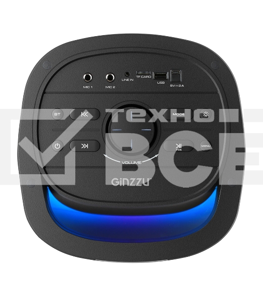 Акустическая система Ginzzu GM-226, Midi, BT/USB/SD/FM/MIC/ДУ