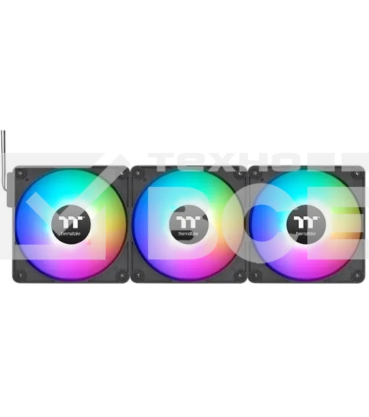 Вентилятор для корпуса Thermaltake CT120 EX Sync ARGB 120х120x25 черный 4-pin 28.5дБ (упак.:3шт) (CL-F181-PL12SW-A) Ret