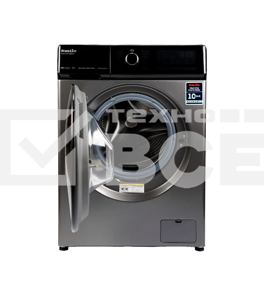 Стиральная машина Smile SWMSW12DG1400 Черный, темно-серый, загрузка фронтальная 12 кг, 1400 об/мин, класс: А+