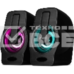 Колонки чёрные Sven 255 (2x3W, RGB подсветка, USB), фото10