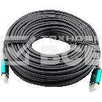 Кабель аудио-видео Cactus CS-HDMI-AOC-2.1-30 HDMI (m)/HDMI (m) 30м. позолоч.конт. черный, фото 1