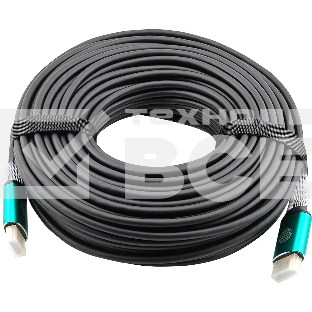 Кабель аудио-видео Cactus CS-HDMI-AOC-2.1-30 HDMI (m)/HDMI (m) 30м. позолоч.конт. черный