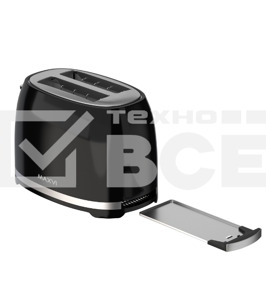 Тостер Maxvi KT821P черный