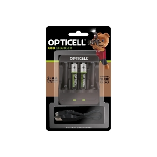 Аккумулятор + зарядное устройство Opticell Turbo АА 2600 mAh AA/AAA 2600mAh (2шт) блистер