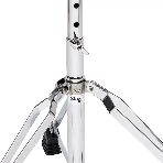 Стул для барабанщика STAGG DT-32 CR высота 50-63 см, 5 ступеней, диаметр сиденья 320 мм, стальная ось с резьбой и фиксатором, максимальная статичная нагрузка 150 кг, вес 3,1 кг, покрытие черный винил, отделка хром, фото 1