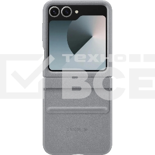 Чехол (клип-кейс) Samsung для Samsung Galaxy Z Flip6 Kindsuit Case Flip 6 (F741) серый (EF-VF741PJEGRU)