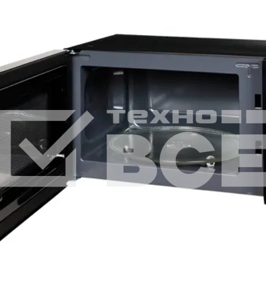 Микроволновая печь Hyundai HYM-M2058 черный, 20 л, 700 Вт, переключатели - поворотный механизм