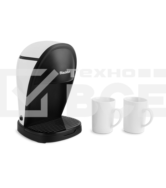 Кофеварка капельная Blackton Bt CM1113 белый/черный, исп. кофе - молотый, 0.3 л, 450 Вт.