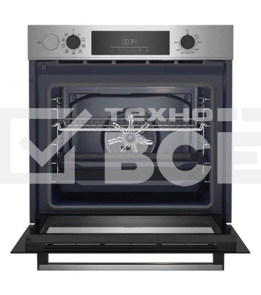 Встраиваемый духовой шкаф электрический Beko BBIS12300XDE серый