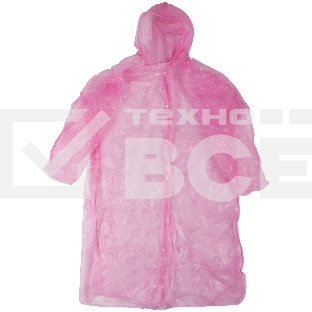 Плащ-дождевик CHINA прозрачный, XXXL