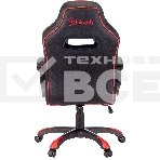 Кресло игровое A4TECH Bloody GC-250, на колесиках, искусственная кожа/ткань, черный/красный, фото16