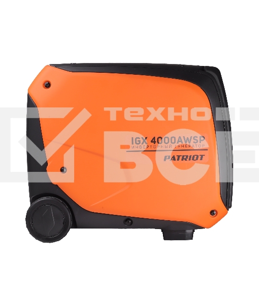 Электрогенератор бензиновый инверторный Patriot iGX 4000AWSP, 4 кВт, 63 дБ, 45 кг