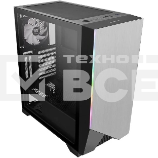 Компьютерный корпус Thermaltake H550 TG RGB черный без БП ATX 5x120mm 5x140mm 2xUSB2.0 1xUSB3.0 audio bott PSU