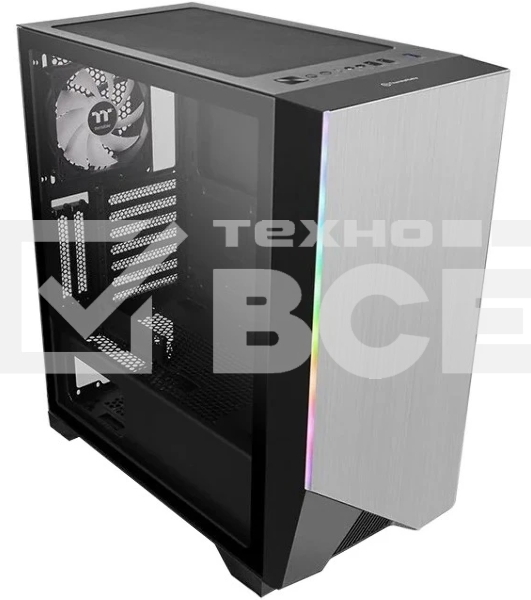 Компьютерный корпус Thermaltake H550 TG RGB черный без БП ATX 5x120mm 5x140mm 2xUSB2.0 1xUSB3.0 audio bott PSU