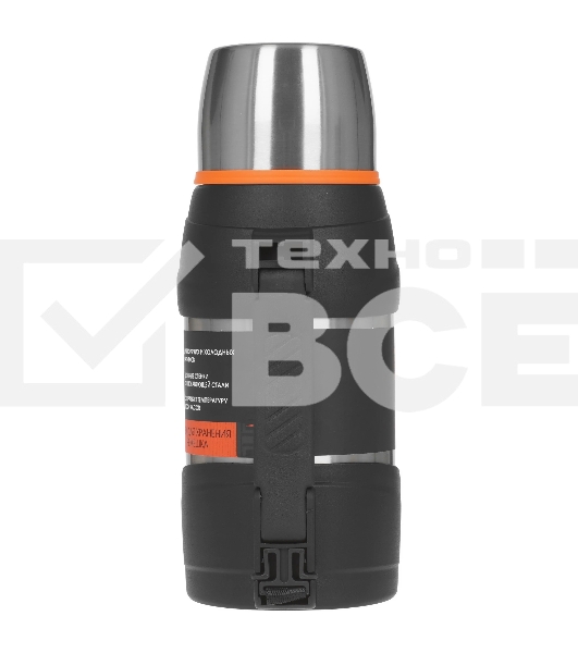 Термос LARA LR04-60 1,3 л, нержавеющая сталь, пищевой нейлон, пластмасса, силикон