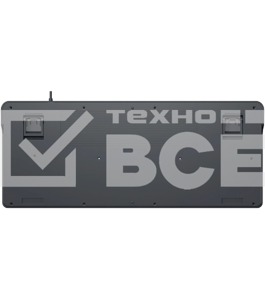 Клавиатура проводная Oklick 711G серый/белый USB Multimedia for gamer LED (1790385) кабель 1.5м