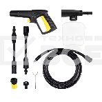 Мойка высокого давления 120/70 бар, KOLNER K120M, компакт, 1400Вт, 390л/ч, метал.помпа, шланг ВД 5м, кабель 5м, самовсас, Auto stop (емкость для шампуня), фото14