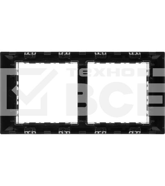 Рамка-суппорт 4 мод. Avanti для In-liner Front черный ДКС 4402914