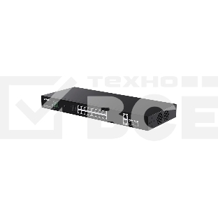 Коммутатор неуправляемый PoE Tenda TEG1120P-16-150W 18 портов, 18x1 Гбит/с, PoE 16х30 Вт (до 150Вт), SFP 2x1 Гбит/с