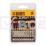 Набор бит Denzel PH2х50, сталь S2, шестигранный профиль, 10 шт., фото 1