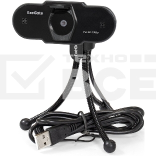 Веб-камера ExeGate EX287388RUS BlackView C615 FullHD Tripod (матрица 1/3