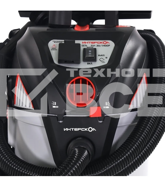 Строительный пылесос INTERSKOL PU-30/1400PE